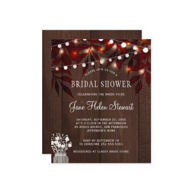 Budget rustic fall leaves