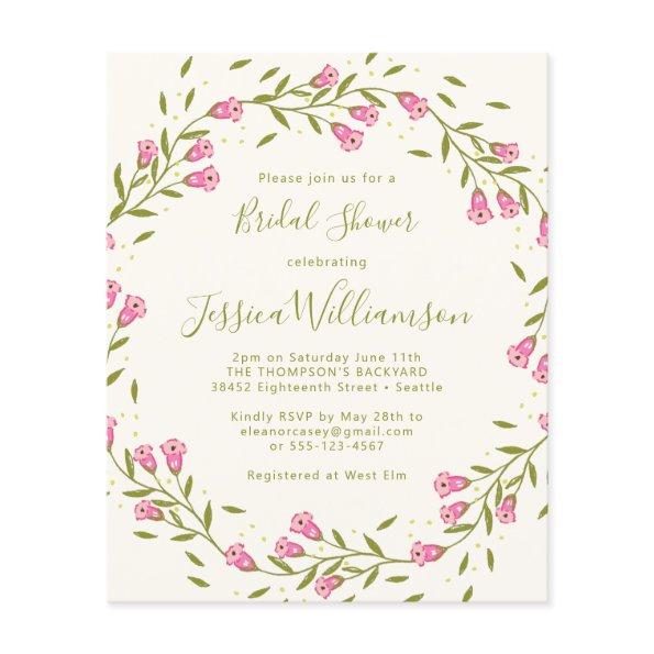 Budget Rustic Pink Garden Flowers