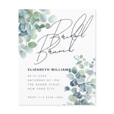 Budget Sage Eucalyptus Minimalist Bridal Brunch
