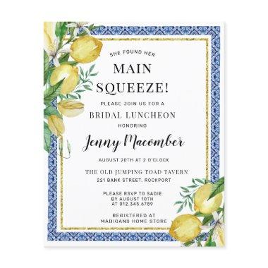 Budget She Found Her Main Squeeze Lemon Invitations