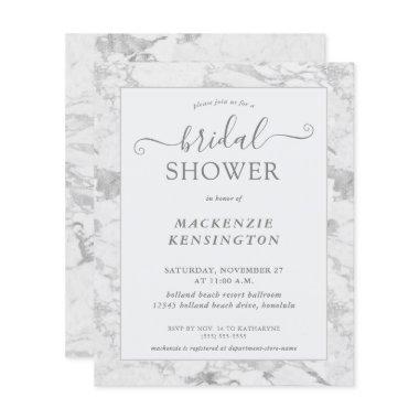 Budget Silver Foil Marble