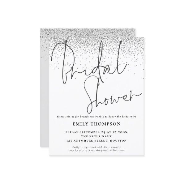 Budget Silver Glitter