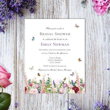 Budget Simple Floral Butterfly
