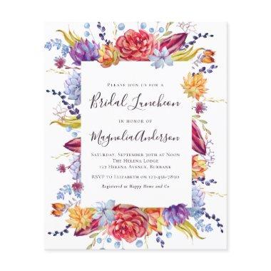 Budget Succulent Bridal Luncheon