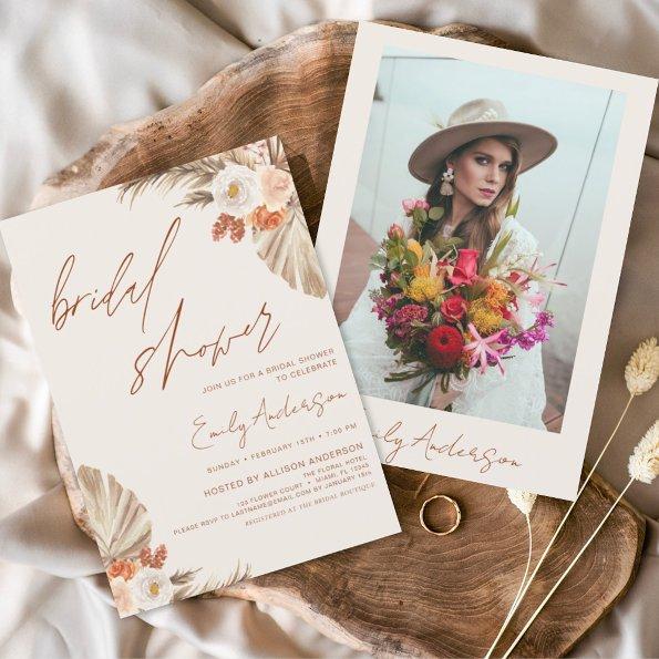 Budget Terracotta Boho Pampas Grass  Flyer