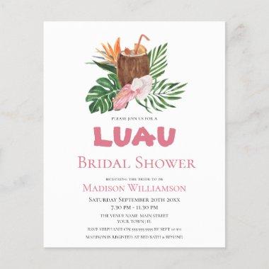 Budget Tropical Cocktail Luau Bridal Shower