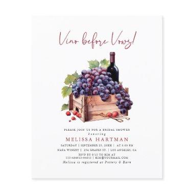 Budget Vino Before Vows