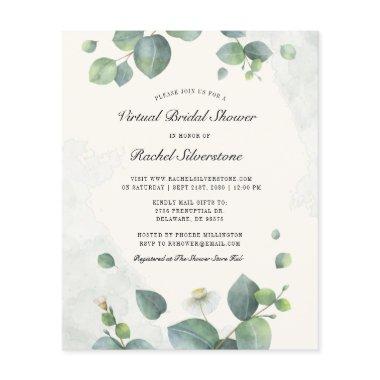 Budget Virtual  Eucalyptus Greenery Flyer