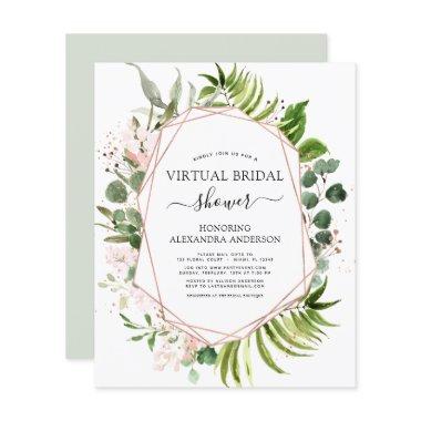 Budget Virtual  Greenery Rose Gold