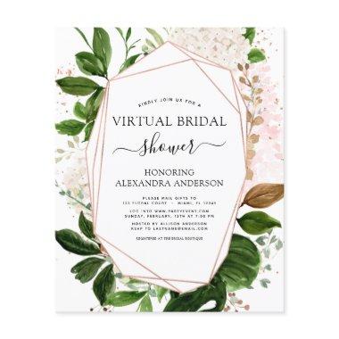 Budget Virtual  Greenery Rose Gold Flyer