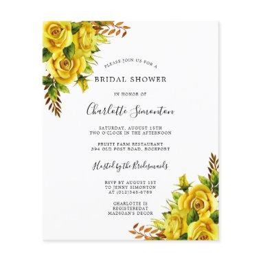 Budget Yellow Rose Floral