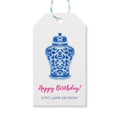 Bue Ginger Jar Gift Tag