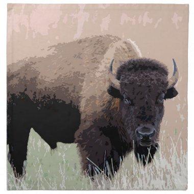 Buffalo / Bison Cloth Napkin