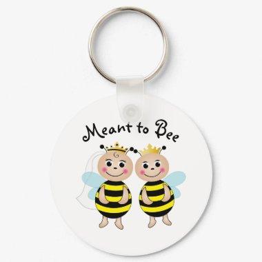 Bumble Bee Couples Key Chain