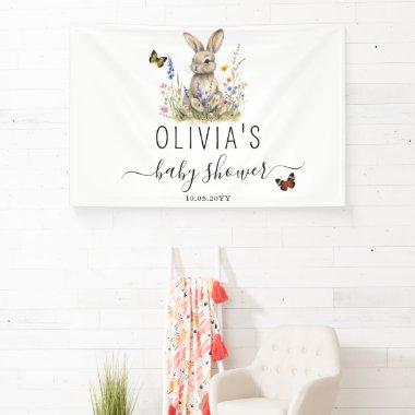 Bunny Baby Shower Party Large Banner