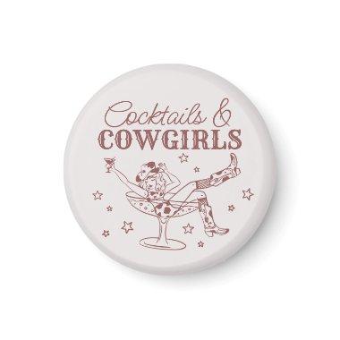 Burgundy Cocktails and Cowgirl Bachelorette Favors Magnet