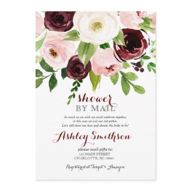 Burgundy Shower by Mail