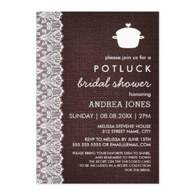 Burlap & Lace Potluck
