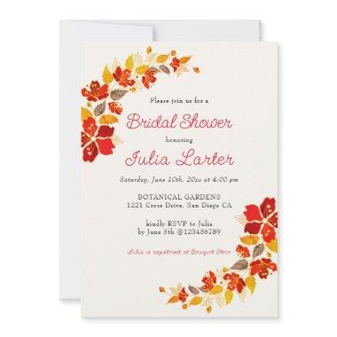 Burnt Orange Tropical Hibiscus