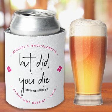 But Did You Die Personalized Hangover Relief Kit Can Cooler
