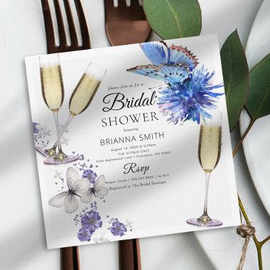 Butterflies Bridal Shower Invitations