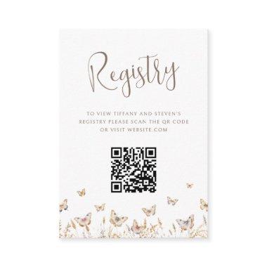 Butterflies  QR Code Registry Enclosure