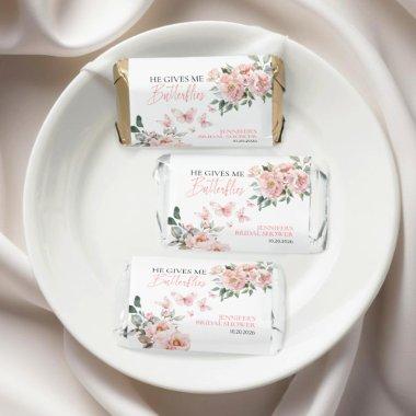 Butterflies Floral Pink Blush  Hershey's Miniatures