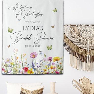 Butterflies Wildflower  Backdrop
