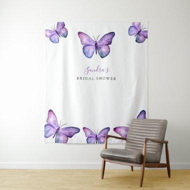 Butterfly  Backdrop Minimalist Purple