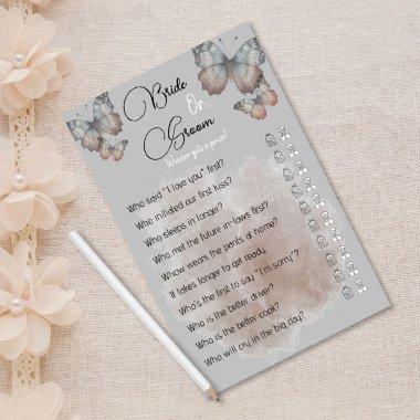 Butterfly  | Bride or Groom Game