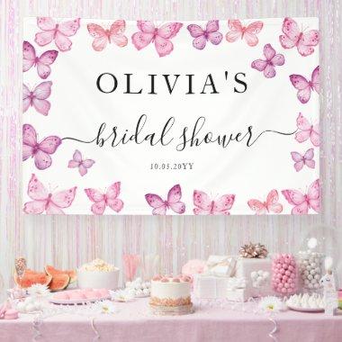 Butterfly Bridal Shower Party Large Banner