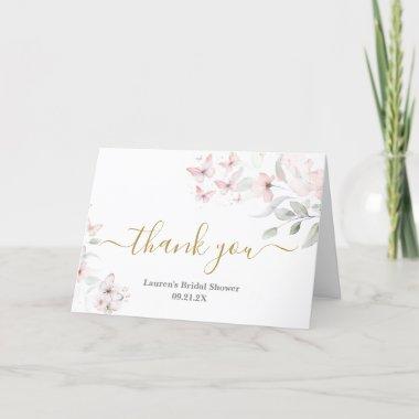 Butterfly bridal shower thank you Invitations
