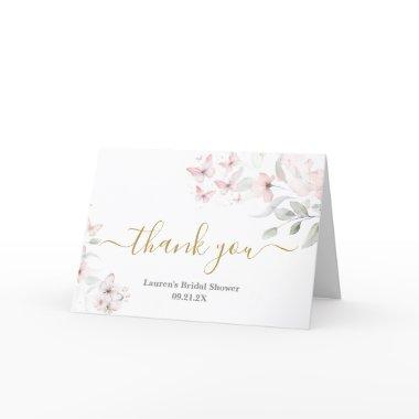 Butterfly bridal shower thank you Invitations