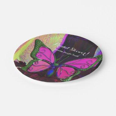 Butterfly Custom Paper Plates