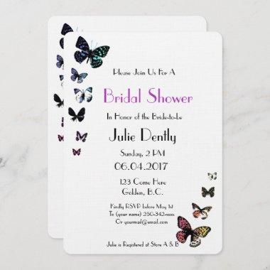 Butterfly Edge, Bridal Shower Invitations