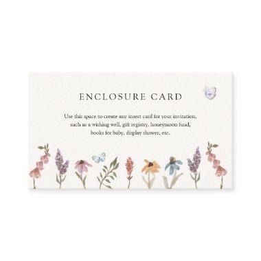 Butterfly Flower Garden Enclosure Invitations