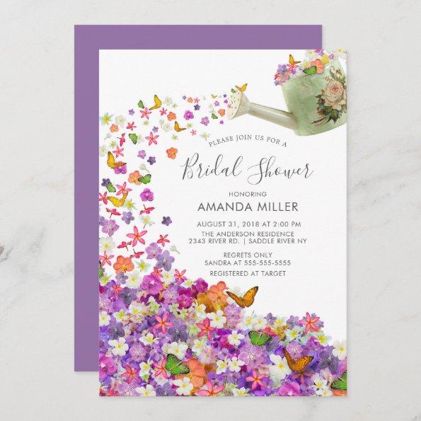 Butterfly Garden Bridal Shower Invitations