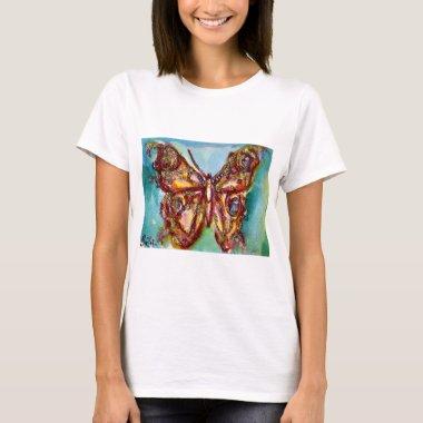 BUTTERFLY IN GOLD SPARKLES T-Shirt