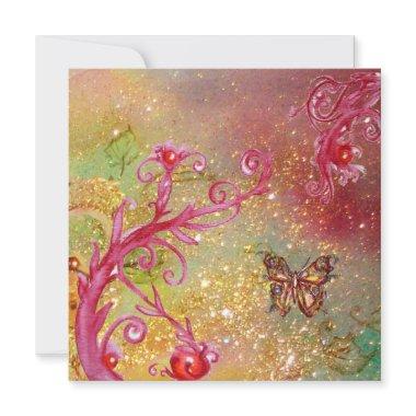 BUTTERFLY IN SPARKLES 2 , Elegant Wedding Party Invitations