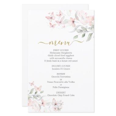 Butterfly Menu