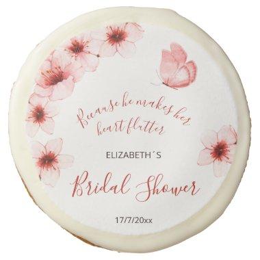 Butterfly Themed Cherry Blossom  Sugar Cookie