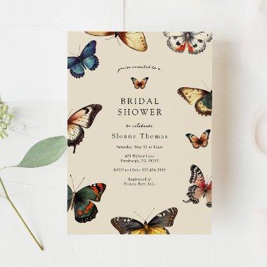 Butterfly Wings Bridal Shower Invitations