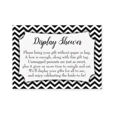 BW Chevron No Wrap Display  Gift