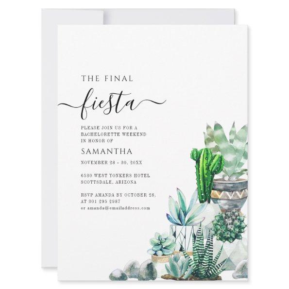 Cacti Bachelorette Weekend Party Itinerary