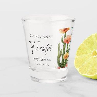 Cactus Fiesta Floral  Shot Glass