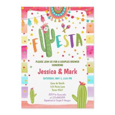 Cactus Fiesta Mexican Couples Shower Invite