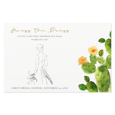 Cactus Floral Guess The Dress  Game