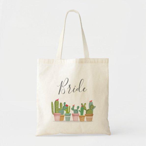 Cactus Mexican Fiesta Bridal Shower Couples Tote Bag