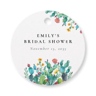 Cactus Mexican Fiesta  Favor Tags