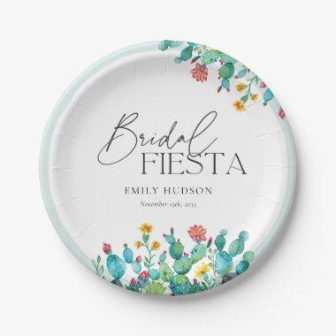 Cactus Mexican Fiesta  Paper Plates